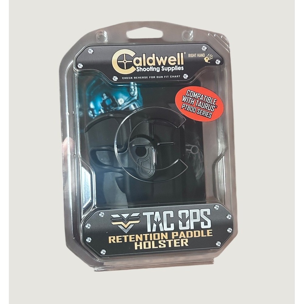 Caldwell‎ Tac Ops Retention Paddle Holster Taurus PT800 Black Polymer New